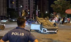 SUV araç takla attı: Kayseri'de 2 yaralı
