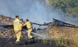 Taşova'da Yangın: Ağıl ve İki Bağ Evi Kül Oldu