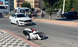 Tavşanlı'da otomobil ve motosiklet çarpıştı: 1 kişi yaralandı