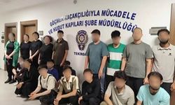 Tekirdağ'da Kamyonette 19 Düzensiz Göçmen Ele Geçirildi
