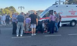 Tekirdağ'da otomobilin yayalara çarpması sonucu 2 kadın yaralandı