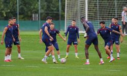 Trabzonspor, Ferencvaros maçı için taktik antrenmanı yaptı