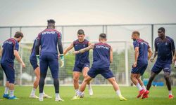 Trabzonspor'da eğlenceli antrenman atmosferi