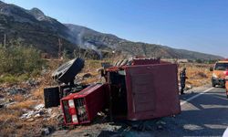 Traktör devrildi, 1 kişi yaralandı