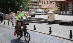 Türkiye'yi bisikletle keşfeden gezgin, işini bıraktı