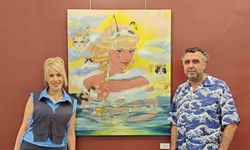 Ünlü Ressam Şule Dincel, UPSD Yaz Sergisi ile Sanat Dünyasına Dönüş Yaptı