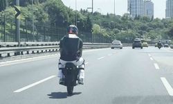 Üsküdar'da Elektrikli Tek Tekerli Scooterla Tehlikeli Yolculuk