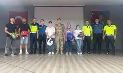 Üzümlü'de Motosiklet Sürücüleri İçin Trafik Eğitimi