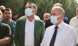 Vali Hatipoğlu yangın alanında: 'İlk bulgulara göre 5 işçimiz hafif yaralı'