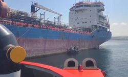 Yalova açıklarında arıza yapan tanker römorkörle kurtarıldı
