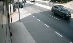 Yayaya yol veren araca çarpmamak için direksiyonu kırdı, kaza böyle oldu
