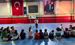 Yaz Spor Okulları'nda 256 çocuğa diş sağlığı eğitimi verildi