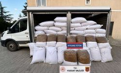 Yozgat'ta 1.4 milyon lira değerinde kaçak tütün yakalandı