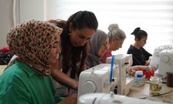 Yunusemre'de kadınlar dikiş kursları ile güçleniyor