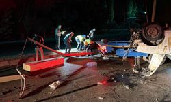Ankara'da feci kaza: Takla atan otomobilde bir kişi hayatını kaybetti