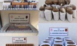 Antalya'da Yüklü Miktarda Kaçak Tütün ve Mamulleri Ele Geçirildi