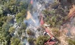 Antalya'nın Kepez İlçesinde Orman Yangını Sürüyor