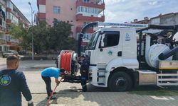Ayvalık'ta BASKİ'nin Yeni Kanal Açma Araçları Hizmete Girdi