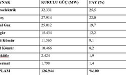 Bakan Bayraktar: 'Türkiye'nin Elektrik Kurulu Gücü 126 Bin 944 Megavata Ulaştı'