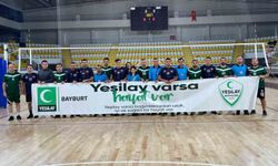 Bayburt'ta Voleybol Turnuvası: Kurumlar Bir Araya Geldi