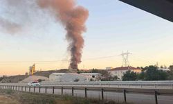 Bolu'daki Geri Dönüşüm Fabrikasında Yangın Alarmı