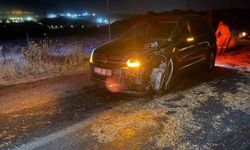 Çan'da Otomobilin Traktöre Çarpması Sonucu Bir Kişi Yaralandı