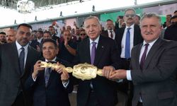 Cumhurbaşkanı Erdoğan, Yağlı Güreş Cumhurbaşkanlığı Kupası Finali'nde