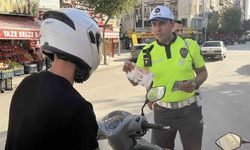 Elazığ'da Motosiklet Sürücülerine Yoğun Denetim Uygulaması
