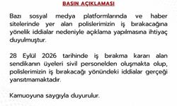 Emniyet Genel Müdürlüğü'nden İş Bırakma İddialarına Yanıt