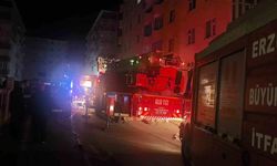 Erzurum'da 6 Katlı Apartmanda Korkutucu Yangın Alarmı