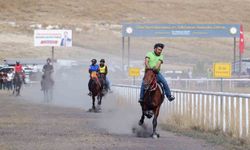 Erzurum'da Geleneksel Rahvan At Yarışları Coşkusu