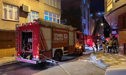 Esenler'de Boş Binanın Çatısında Yangın Paniği
