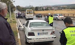 Eskişehir'de Yağışın Neden Olduğu Zincirleme Kaza: 1 Yaralı