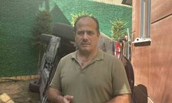 Eyüpsultan'da Otomobil Bahçeye Uçtu: Savaş Alanına Dönen Manzara