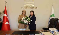 Foça Belediye Başkanı Saniye Bora Fıçı'ya Çankırı'dan AK Parti Desteği