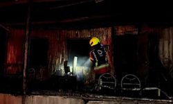 Gönen'de Gece Yarısı Denizde Yangın Faciası