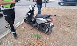 Karaman'da Motosikletli Genç Kaza Geçirdi