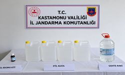 Kastamonu'da Jandarma'dan Sahte İçki Operasyonu