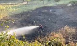Kaynarca'da Tarlada Yakılan Ateş, Otluk Alanı Kül Etti