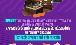 Kayseri Müzeleri, Kültür Yolu Festivali'nde ziyaretçilere açık