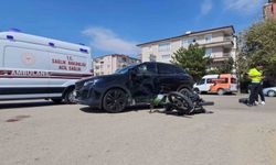 Kırıkkale'de otomobil ve motosiklet çarpıştı: Bir kişi ağır yaralı