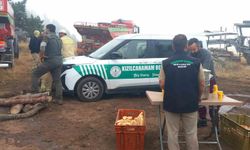 Kızılcahamam Belediyesi, Yangınla Mücadelede Ekiplerinin Yanında
