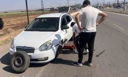 KPSS Sonrası Araç Kazası: Tekerlek Fırladı