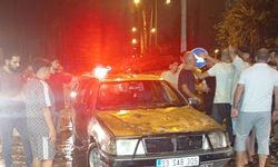 Mersin'de Seyir Halindeki Araç Alev Alev Yandı