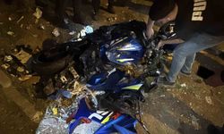 Motosikletle Boş Alana Uçan Sürücü Yaralandı