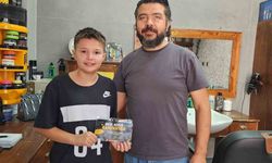 Okul öncesi öğrenciler için berberden anlamlı sürpriz