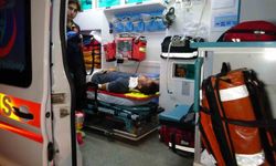 Otomobil refüj bordürüne çarparak takla attı: 2 yaralı