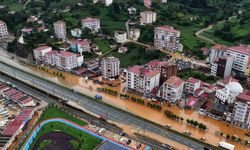 Rize İyidere'de Sel Felaketi: Havadan Görüntülenen Dram
