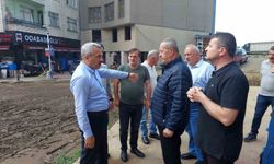 Rize Pazar'da Sağanak Yağış Sonrası Hasar Tespit Çalışmaları Devam Ediyor