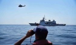 Sahil Güvenlik, helikopterle kurtarma operasyonunu görüntüledi